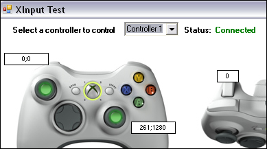 xinput test controller 1 not connected