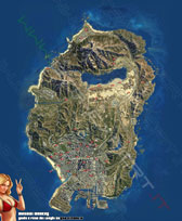 Mappa satellitare mosaici Monkey GTA 5