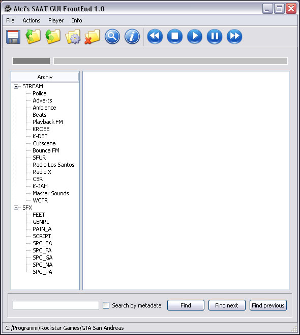 Mods GTA San Andreas: GGMM - GTA Garage Mod Manager