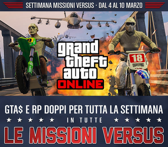 Settimana missioni Versus su GTA Online